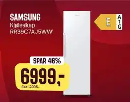 Skousen SAMSUNG Kjøleskap RR39C7AJ5WW tilbud