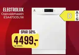 Skousen ELECTROLUX Oppvaskmaskin ESA47305UW tilbud