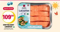 Coop Extra Coop fra havet laksefilet tilbud