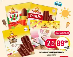 Coop Extra DIPLOM-IS UTVALGTE MULTIPAKKER tilbud