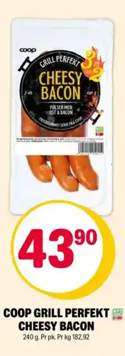 Coop Extra COOP GRILL PERFEKT CHEESY BACON tilbud