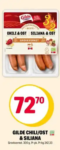 Coop Extra GILDE CHILI/OST & SILIANA tilbud