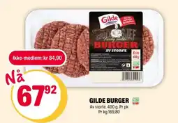 Coop Extra GILDE BURGER tilbud