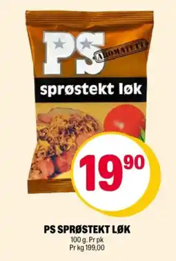 Coop Extra PS SPRØSTEKT LØK tilbud