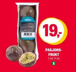 Coop Extra PASJONS- FRUKT 3 stk. Pr pk tilbud