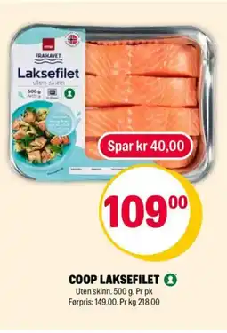 Coop Extra COOP LAKSEFILET tilbud
