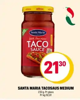 Coop Extra SANTA MARIA TACOSAUS MEDIUM tilbud