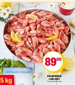 Coop Extra POLAR REKER I LØS VEKT tilbud