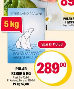 Coop Extra Polar reker tilbud