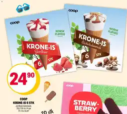 Coop Extra COOP KRONE-IS 6 STK tilbud