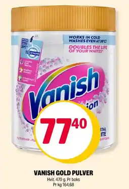 Coop Extra VANISH GOLD PULVER tilbud