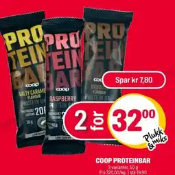 Coop Extra COOP PROTEINBAR tilbud