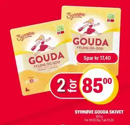 Coop Extra SYNNØVE GOUDA SKIVET tilbud