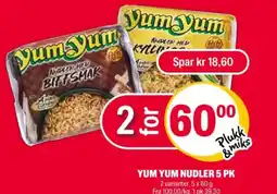 Coop Extra YUM YUM NUDLER 5 PK tilbud