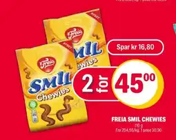 Coop Extra FREIA SMIL CHEWIES tilbud