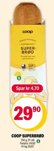 Coop Extra COOP SUPERBRØD tilbud