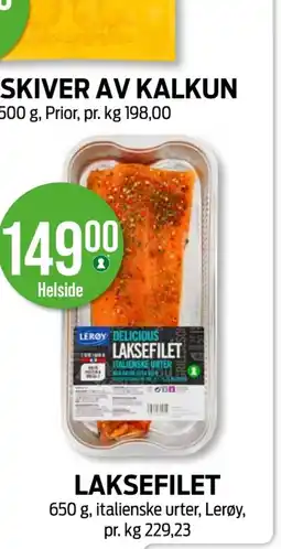 Kiwi LAKSEFILET tilbud