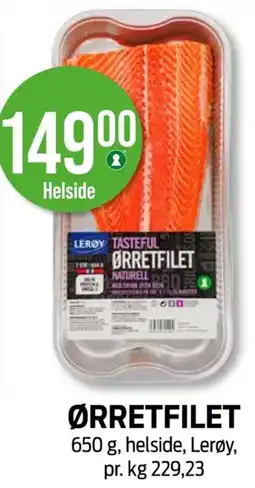 Kiwi ØRRETFILET tilbud