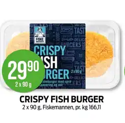 Kiwi CRISPY FISH BURGER tilbud