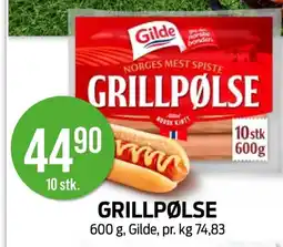 Kiwi GRILLPØLSE tilbud