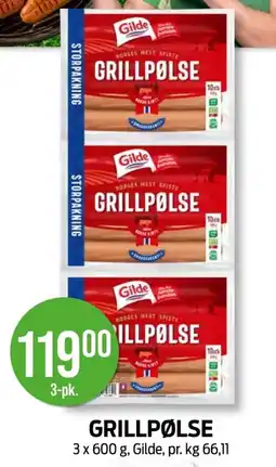 Kiwi GRILLPØLSE tilbud