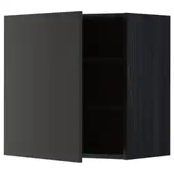 IKEA Metod Veggskap med hylleplater, svart/nickebo matt antrasitt, 60x60 cm tilbud