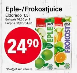 Nærbutikken Eple-/Frokostjuice, NOK 24.9 tilbud