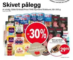 Nærbutikken Skivet pålegg tilbud