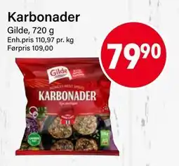 Nærbutikken Karbonader, NOK 79.9 tilbud