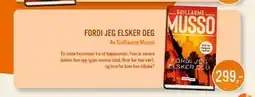 Ark Bokhandel FORDI JEG ELSKER DEG, NOK 299 tilbud