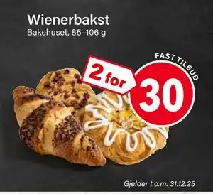 Nærbutikken Wienerbakst, NOK 30 tilbud
