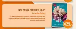 Ark Bokhandel NOK SNAKK OM KJÆRLIGHET, NOK 429 tilbud