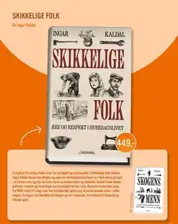 Ark Bokhandel SKIKKELIGE FOLK, NOK 449 tilbud