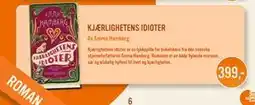 Ark Bokhandel KJÆRLIGHETENS IDIOTER, NOK 399 tilbud