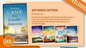 Ark Bokhandel DEN FRANSKE DATTEREN, NOK 349 tilbud