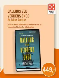 Ark Bokhandel GALEHUS VED VERDENS ENDE, NOK 449 tilbud