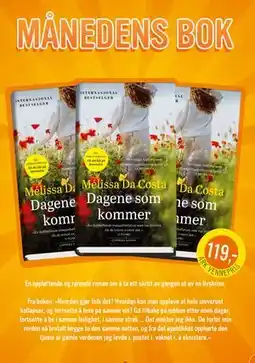 Ark Bokhandel Dagene som kommer, NOK 119 tilbud