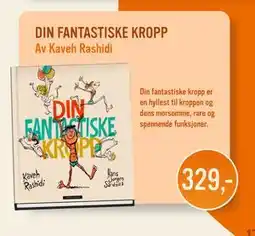 Ark Bokhandel DIN FANTASTISKE KROPP, NOK 329 tilbud
