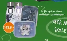 Ark Bokhandel Matboks og drikkeflaske, NOK 149.9 tilbud