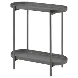 IKEA Olivblad Pidestall, inne/ute mørk grå, 56 cm tilbud