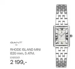 Bjørklund GANT RHODE ISLAND MINI B20 mm, 5 ATM. tilbud
