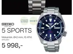 Bjørklund SEIKO M SINCE 1881 ekanisk. 042 mm, 10 ATM. tilbud
