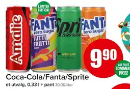 Spar Coca-Cola/Fanta/Sprite tilbud