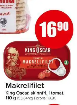 Spar Makrellfilet tilbud
