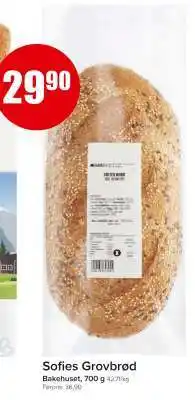 Spar Sofies Grovbrød tilbud