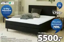 JYSK TYSSA PC60 kontinentalseng svart-08, NOK 5500 tilbud