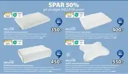 JYSK SPAR 50% på utvalgte WELLPUR-puter tilbud