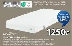 JYSK STRIA PS25 vendbar madrass tilbud