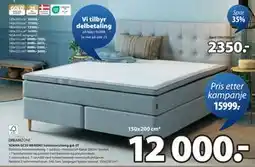 JYSK SOKNA GC35 MEMORY kontinentalseng grå-27, NOK 12000 tilbud
