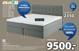 JYSK LYGNA GC30 kontinentalseng grå-23, NOK 9500 tilbud